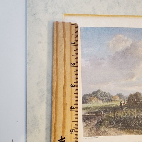 The Windmill Dutch Landscape Vintage Art Print Matted Royal Collect J. Ruysdael - Picture 3 of 8